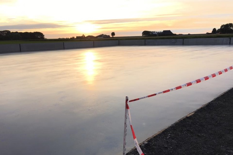 betonvloer storten hallum