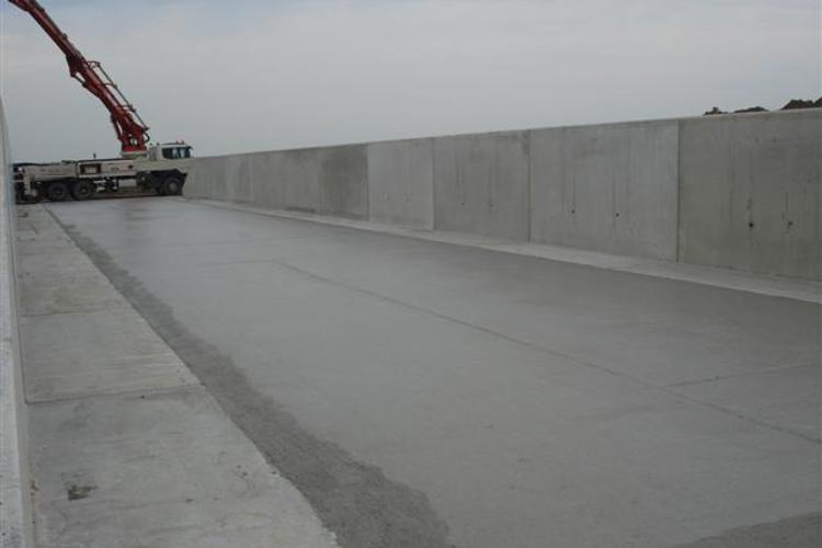 Aanleg sleufsilo's - Dam Beton