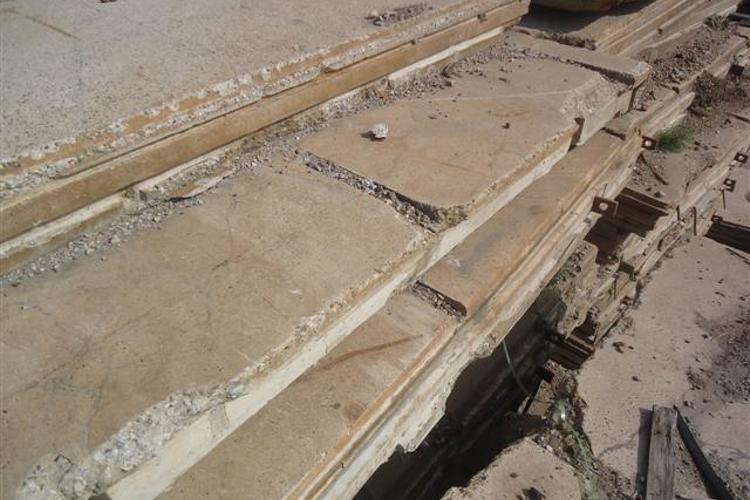 Betonplaten 320x300x25cm - Dam Beton