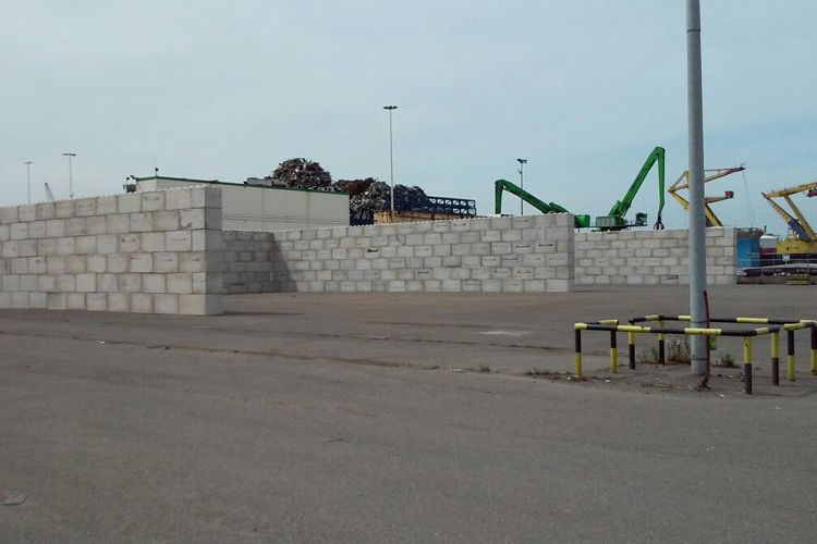 betonnen megablokken - Dam Beton