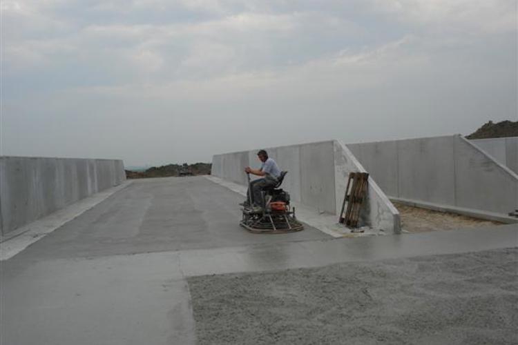 Aanleg sleufsilo's - Dam Beton