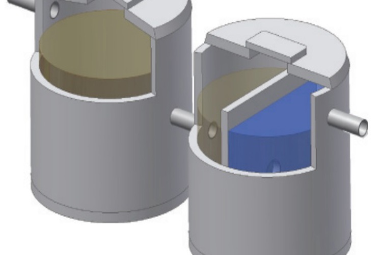 Septic-Tank 2-delig volgens lozingenbesluit (beton) - Dam Beton