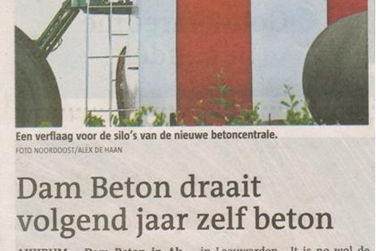 Krantartikel - Dam Beton