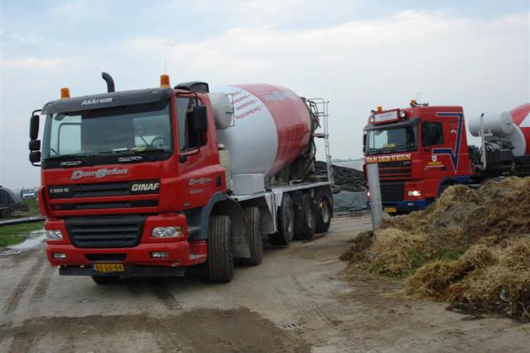 Aanleg sleufsilo's - Dam Beton