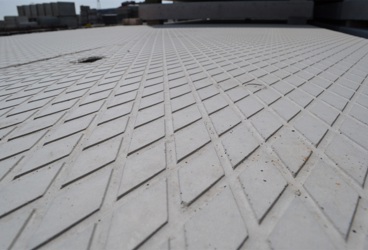 Industrieplaat met ruit profiel